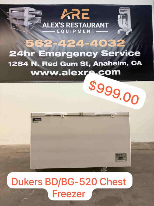 Dukers BD/BG-520 Chest Freezer
