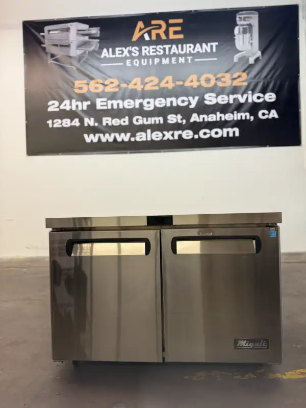 Migali C-U48R-HC Undercounter Refrigerator for Commercial Use – Front View