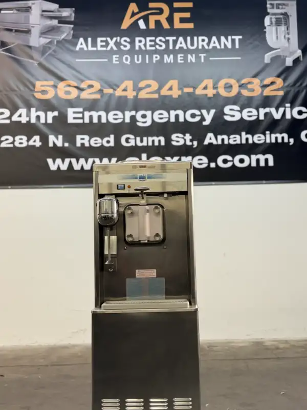 Taylor 441 Shake Machine front view, air-cooled with no water lines required.